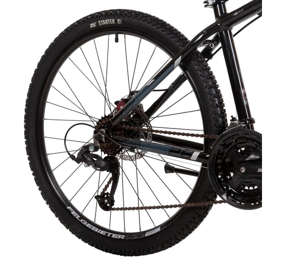 Велосипед STINGER ELEMENT STD SE 26" черный, алюминий, размер рамы 16" 26AHD.ELEMSTD.16BK22