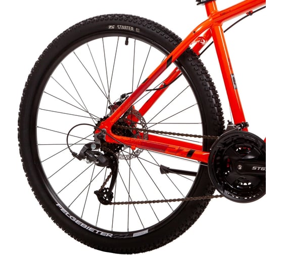 Велосипед STINGER ELEMENT STD SE 27.5" оранжевый, алюминий, размер рамы 16" 27AHD.ELEMSTD.16OR22
