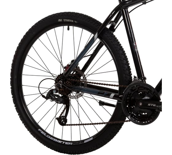 Велосипед STINGER ELEMENT STD SE 27.5" черный, алюминий, размер рамы 18" 27AHD.ELEMSTD.18BK22