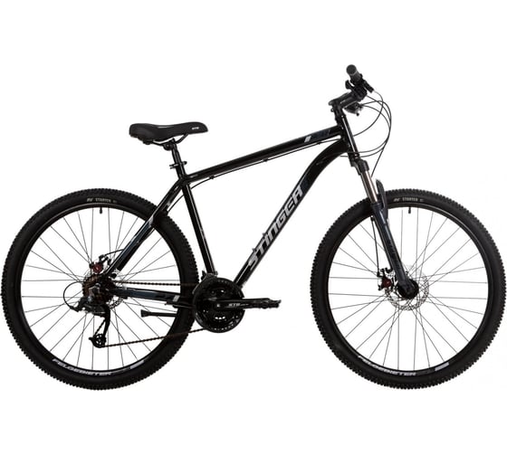 Велосипед STINGER ELEMENT STD SE 27.5" черный, алюминий, размер рамы 20" 27AHD.ELEMSTD.20BK22