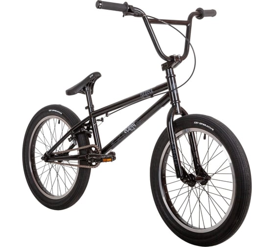 Велосипед Stinger GANSTA BMX 20", черный, сталь, размер 10" 20BMX.GANSTA.10BK1 1