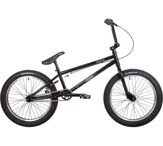 Велосипед Stinger GANSTA BMX 20", черный, сталь, размер 10" 20BMX.GANSTA.10BK1