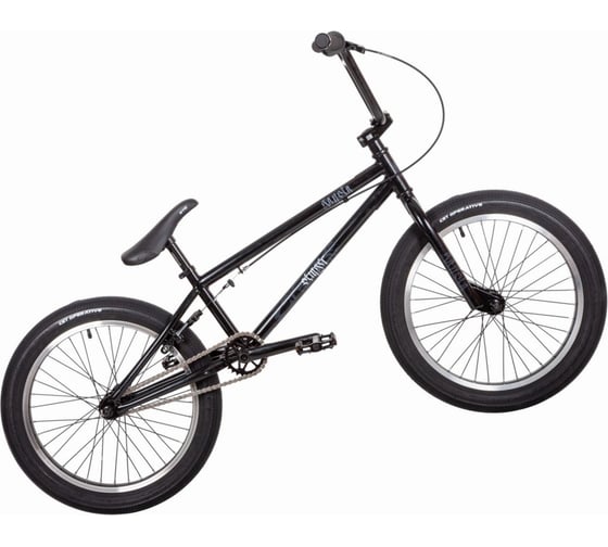 Велосипед Stinger GANSTA BMX 20", черный, сталь, размер 10" 20BMX.GANSTA.10BK1
