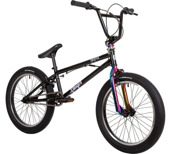 Велосипед Stinger GANSTA BMX 20", неохром, сталь, размер 10" 20BMX.GANSTA.10NC1