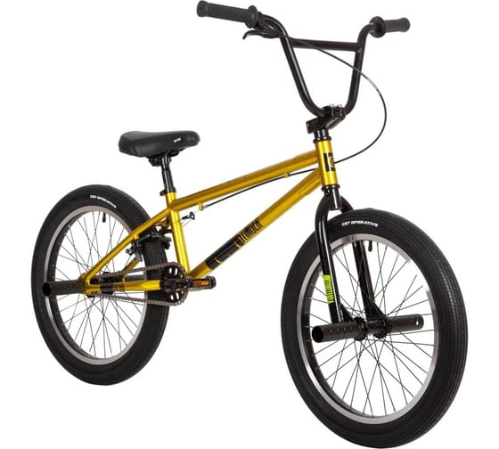 Велосипед Stinger BMX TORTUGA 20", зеленый, сталь, размер 10" 20BMX.TORTUGA.10GN1
