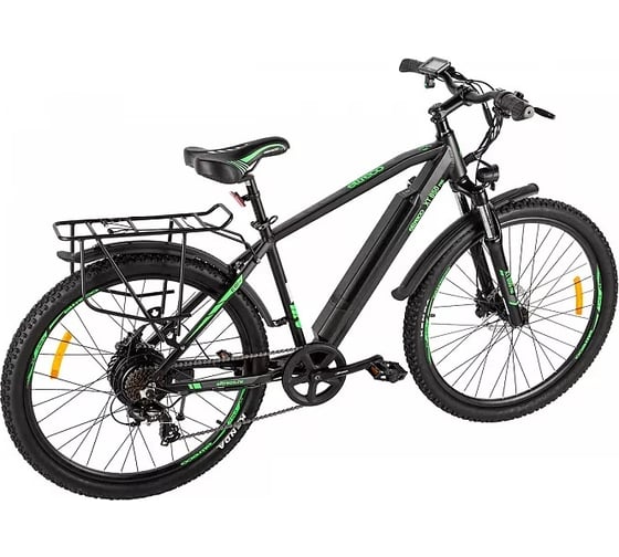 Велогибрид Eltreco XT 850 Pro, черно-зеленый-2673 024314-2673