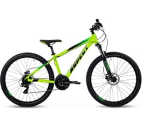 Велосипед ASPECT Nickel 26, 2023, размер рамы 16", зелено-желтый 4650231370227