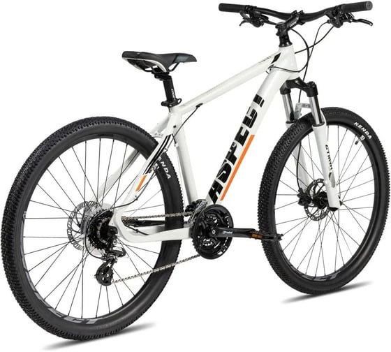 Велосипед ASPECT Legend 27.5, 2023, размер рамы 20", бело-оранжевый 4650231370906