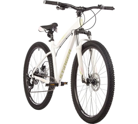 Велосипед STINGER 27.5" VEGA PRO белый, алюминий, размер 15" 27AHD.VEGAPRO.15WH1