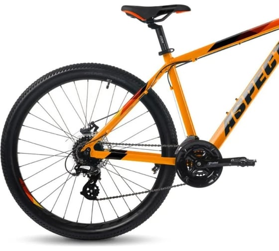 Велосипед ASPECT Ideal 27.5, 2023, размер рамы 20", оранжево-черный 4650231370159