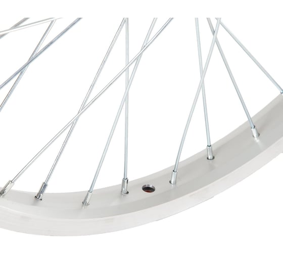 Колесо STG 20" переднее для BMX, двойной алюминиевый обод, 36 отверстий, втулка SF-A45F сталь, гайка 10мм ось Х95049