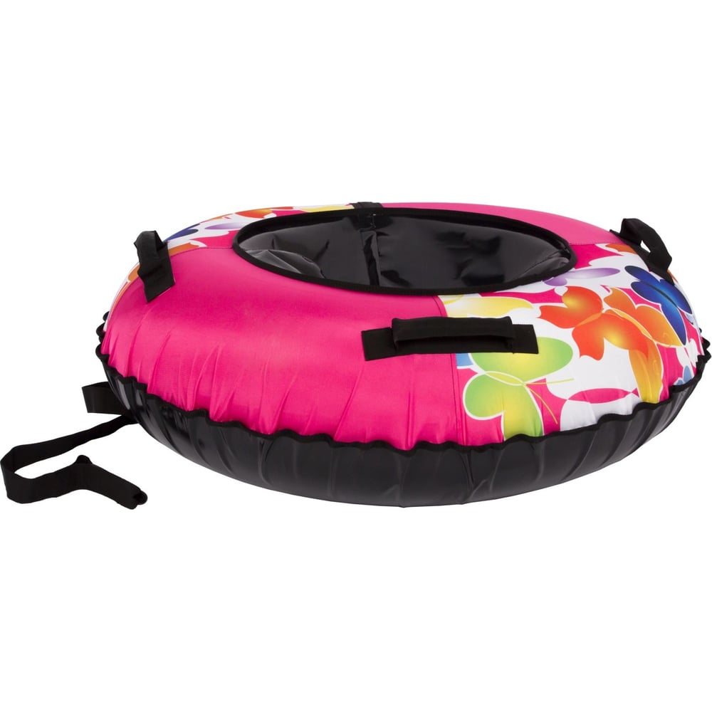 Тюбинг Snowstorm BZ-110_BUTTERFLY_V2, 110 см, розовый с черным W112920 ...