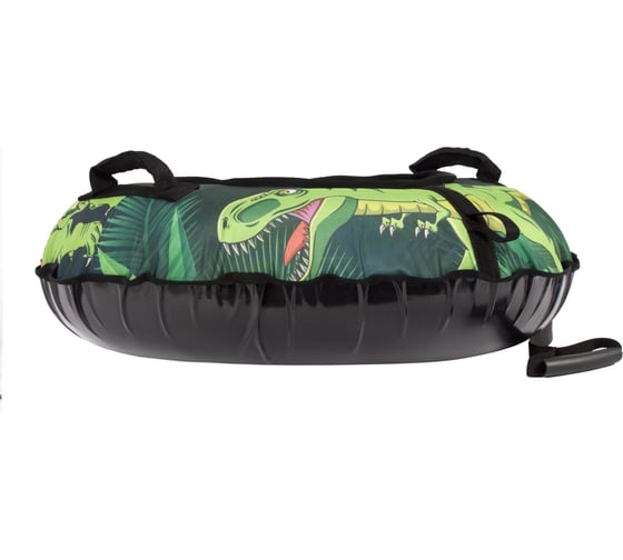 Тюбинг Snowstorm BZ-80_DINOSAURS, 80 см, зеленый с черным W112862
