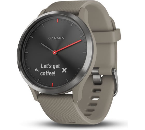 Смарт-часы с песочным ремешком Garmin vivomove HR черные 010-01850-03