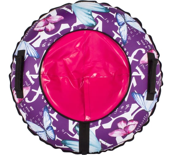 Тюбинг Snowstorm BZ-100_BUTTERFLY, 100 см, фиолетовый с розовым W112883 1