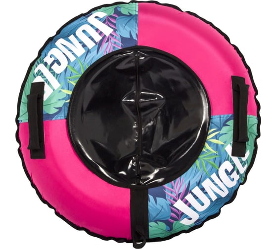 Тюбинг-ватрушка Snowstorm bz-70_jungle, 70 см, розовый с зеленым W112902 1