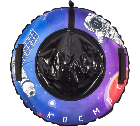 Тюбинг-ватрушка Snowstorm bz-110_space, 110 см, фиолетовый с черным W112895 1