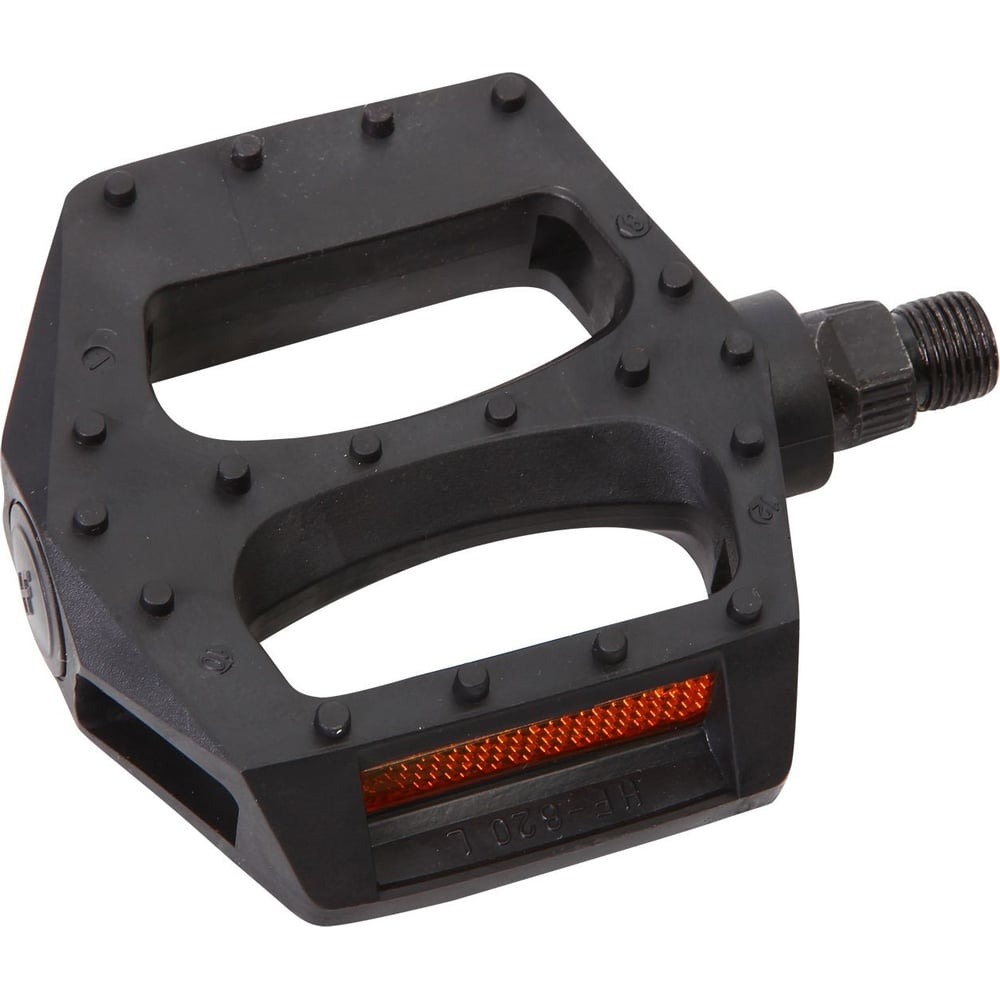 Педали STG HF-820, ось 9/16", пластик, черные, с катафотом Х54031 ...