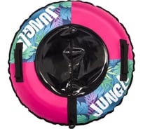 Тюбинг Snowstorm BZ-90_JUNGLE, 90 см, розовый с зеленым W112909