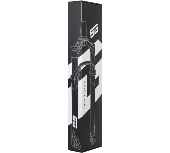 Амортизационная вилка STG Prime RACE AXL 27.5", возд. пружина, шток 1 1/8x255мм, ход 120мм, черный Х108193