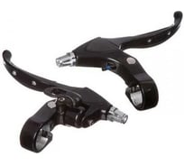 Тормозная прорезиненная ручка STG VBL-468AP, под 4 пальца, с звонком, левая/правая Х89999