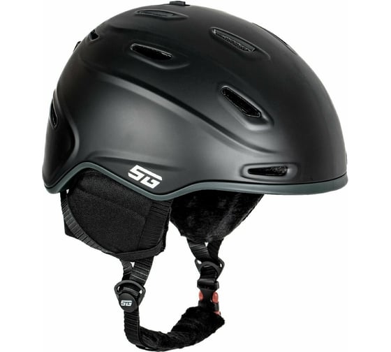 Зимний шлем STG HK004, р. L/58-61 см, черный с серым Х112454