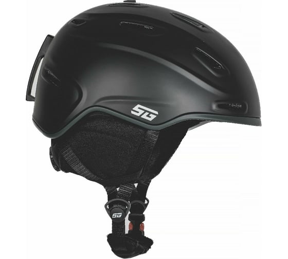 Зимний шлем STG HK004, р. L/58-61 см, черный с серым Х112454