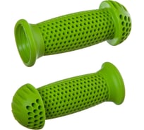 Грипсы STG GR112 100 мм, зеленые, грибочки, для самоката и велосипеда Х87794