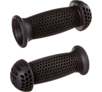 Грипсы STG GR112 100 мм, черные, грибочки, для самоката и велосипеда Х87792