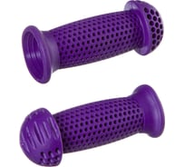 Грипсы STG GR112 100 мм, фиолетовые, грибочки, для самоката и велосипеда Х87795