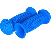 Грипсы STG GR112 100 мм, синие, грибочки, для самоката и велосипеда Х87793