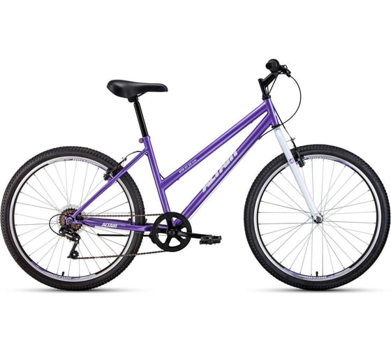 Велосипед ALTAIR MTB HT 26 low рост 15, 2019-2020, фиолетовый/белый RBKT0MN66015