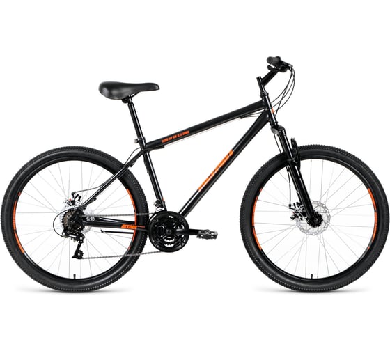 Велосипед ALTAIR MTB HT 26 2.0 disc 26, рост 17, 2018-2019, черный RBKN9MN6P003