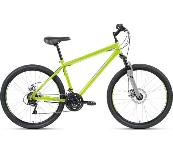 Велосипед ALTAIR MTB HT 26 2.0 disc 26, рост 19, 2019-2020, зеленый/серый RBKT0MN6P009 1