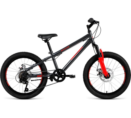 Велосипед ALTAIR MTB HT 20 2.0 disc 20, рост 10.5, 2018-2019, серый RBKN91N06002 1