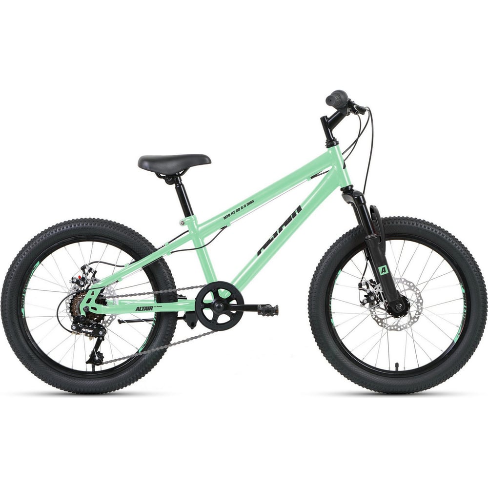 Велосипед ALTAIR MTB HT 20 2.0 disc 20, рост 10.5, 2019-2020, мятный ...
