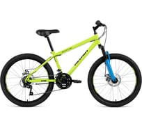 Велосипед ALTAIR MTB HT 24 2.0 disc 24, рост 14, 2018-2019, зеленый RBKN91N4P003