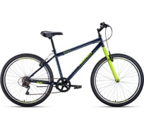 Велосипед ALTAIR MTB HT 26 1.0 26, рост 17, 2019-2020, темно-синий/зеленый RBKT0MN66004