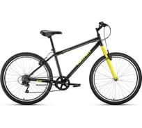 Велосипед ALTAIR MTB HT 26 1.0 26, рост 17, 2019-2020, черный/желтый RBKT0MN66003