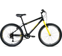 Велосипед ALTAIR MTB HT 24 1.0 24 рост 14, 2019-2020, черный/желтый RBKT0MN46003