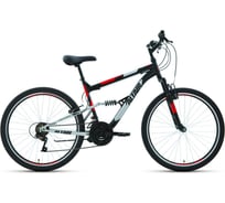 Велосипед ALTAIR MTB FS 26 1.0 26, рост 16, 2019-2020, черный/красный RBKT0SN6P005