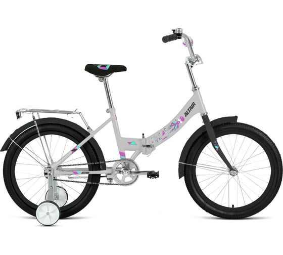 Складной велосипед ALTAIR CITY KIDS 20 Compact 20 рост 13, 2019-2020, серый RBKT05N01007 1