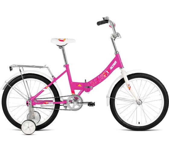 Складной велосипед ALTAIR CITY KIDS 20 Compact 20 рост 13, 2019-2020, розовый RBKT05N01003