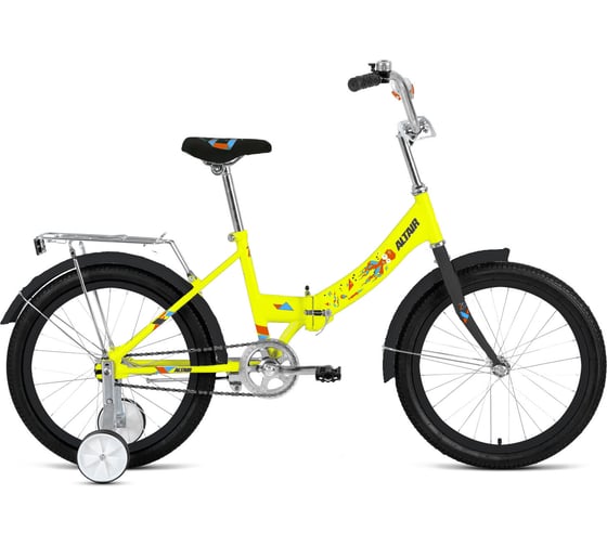 Складной велосипед ALTAIR CITY KIDS 20 Compact 20 рост 13, 2019-2020, ярко-желтый RBKT05N01004