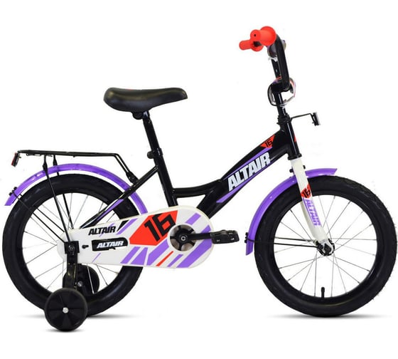 Велосипед ALTAIR KIDS 14, 2019-2020, черный/белый RBKT0LNF1002 1