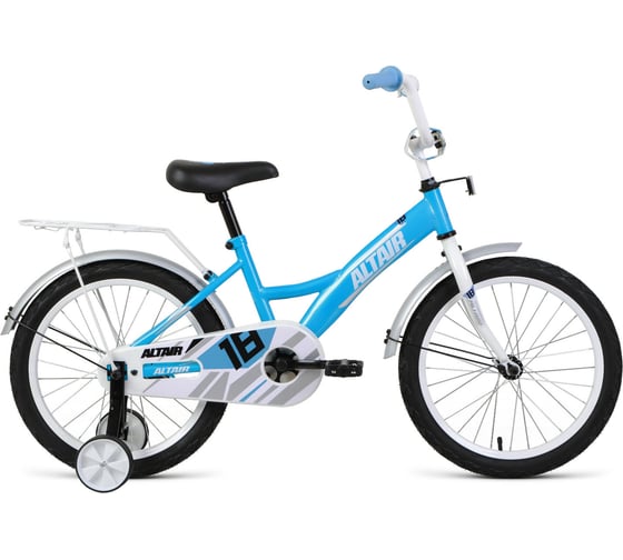 Велосипед ALTAIR KIDS 18, 2019-2020, бирюзовый/белый RBKT0LNH1007