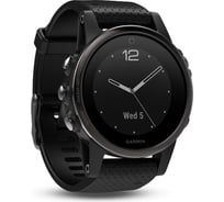 Смарт-часы Garmin fenix 5S Sapphire черные с черным ремешком 010-01685-11