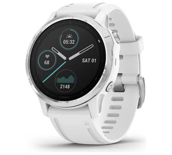 Смарт-часы Garmin fenix 6S белый с белым ремешком 010-02159-00 1