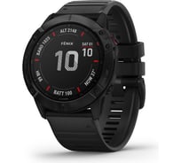 Смарт-часы Garmin fenix 6X Pro черный с черным ремешком 010-02157-01