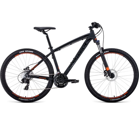 Велосипед FORWARD NEXT 27,5 3.0 disc, рост 15, 2019-2020, черный мат., RBKW0M67R020 1
